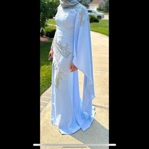 Long Sleeve Apollo Couture Gown